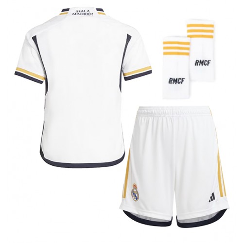 Maillot de foot Real Madrid Domicile enfant 2023-24 Manches Courte (+ pantalon court)